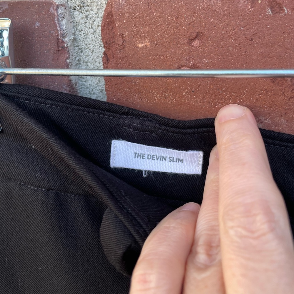 NWOT Loft The Devin Slim black pants - Picture 3 of 4